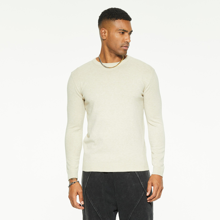 Solid color knit bottom inner T-Shirt