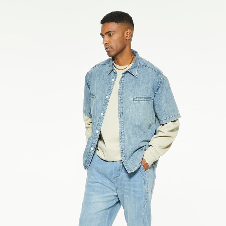 Premium denim trend vintage shirts