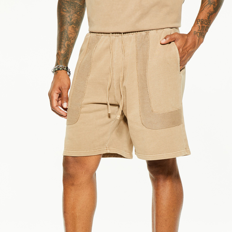 Trendy American patchwork casual shorts