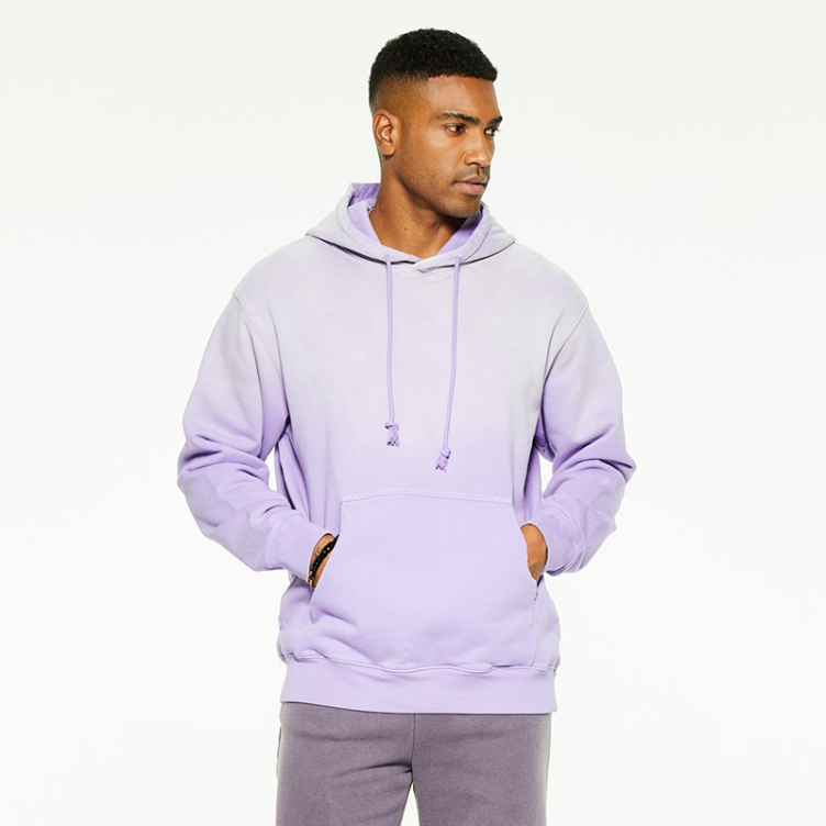 Spring and Autumn hipster solid color French Terry hoodies