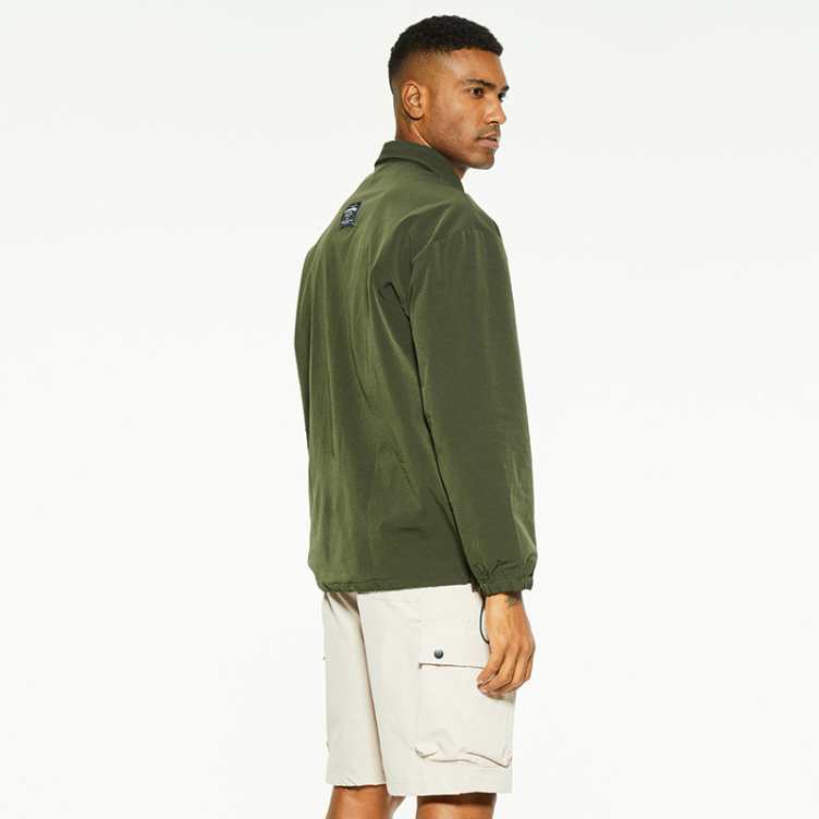 oversize side pocket trend casual polo shirt