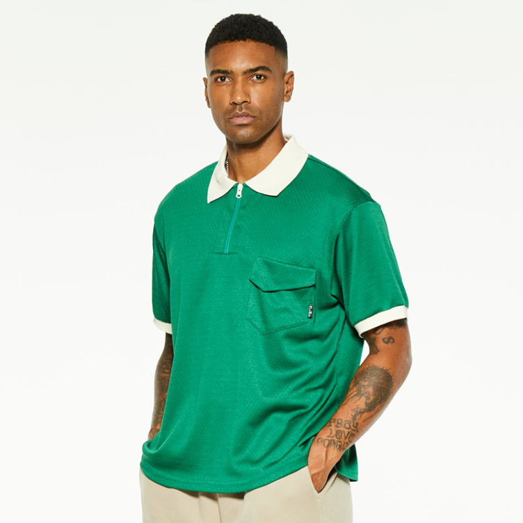 New mesh breathable casual polo shirts