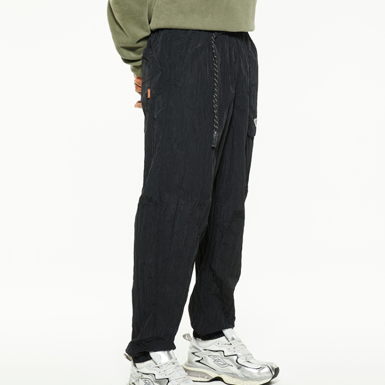 Tide striped cord outdoor casual pants