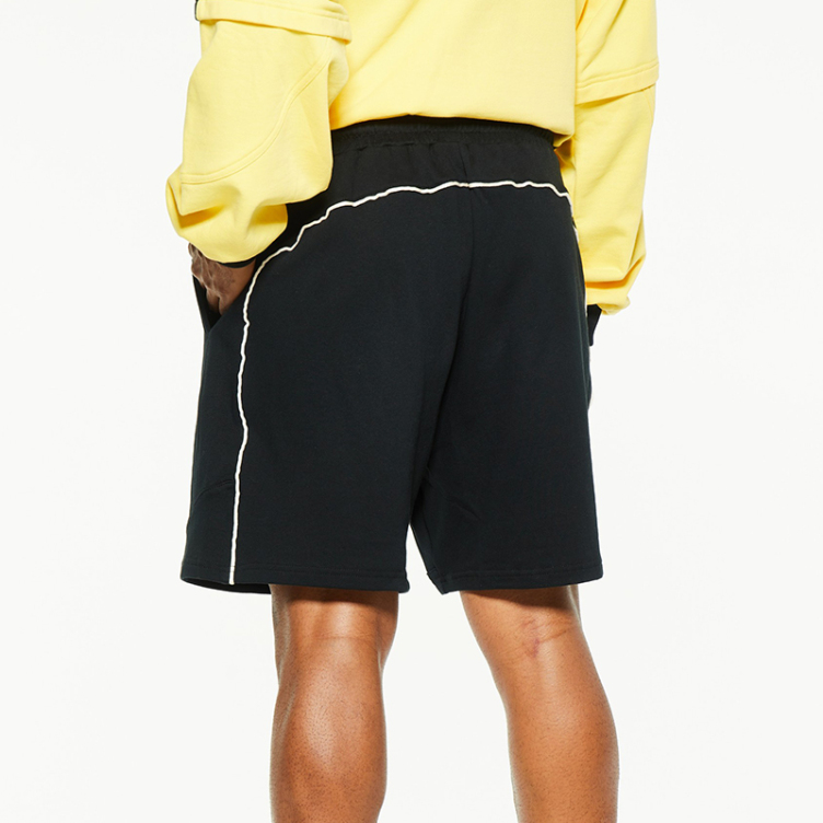 American vintage casual striped design shorts