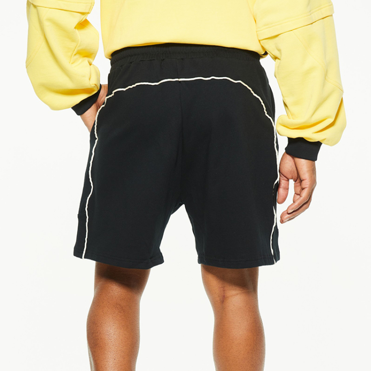 American vintage casual striped design shorts