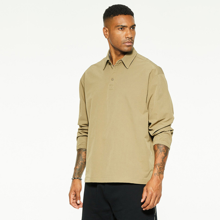 Outdoor windproof quick-dry polo shirts