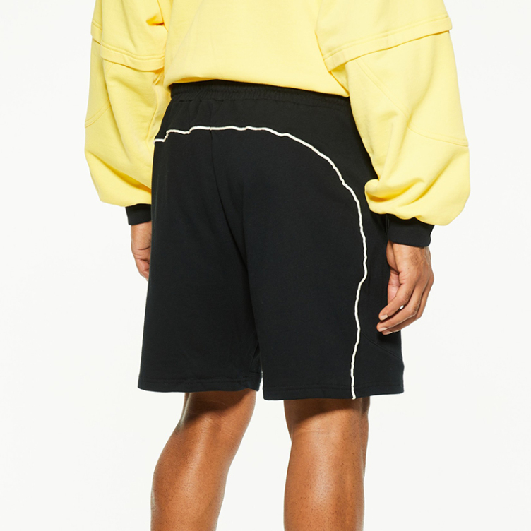 American vintage casual striped design shorts