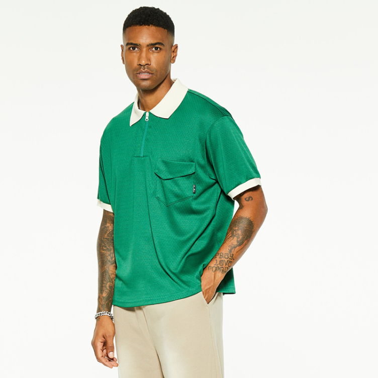 New mesh breathable casual polo shirts