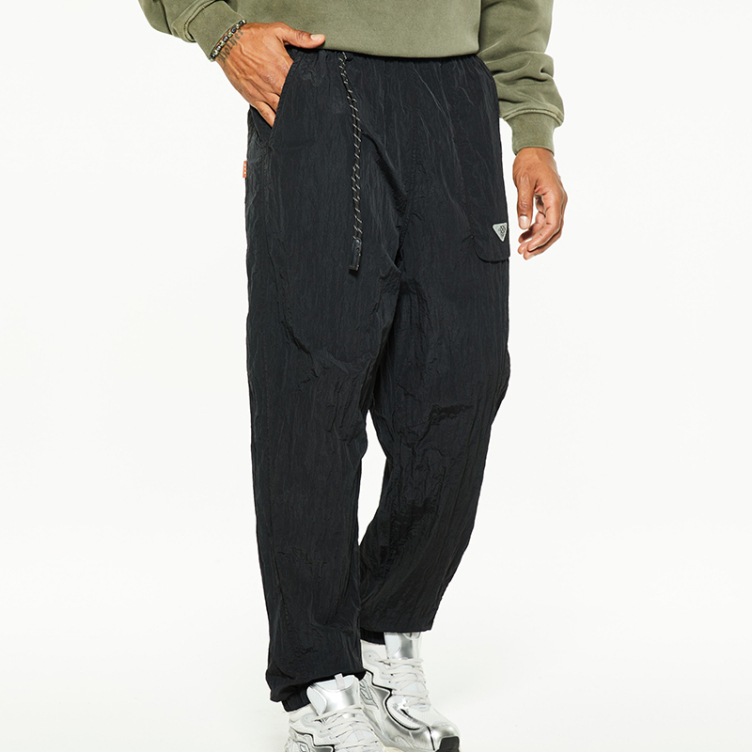 Tide striped cord outdoor casual pants
