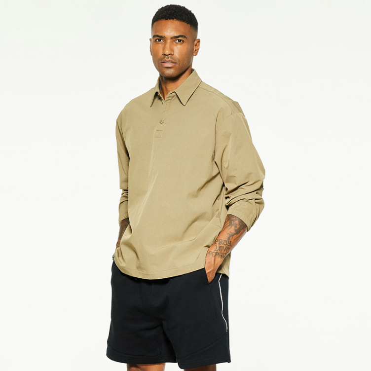 Outdoor windproof quick-dry polo shirts