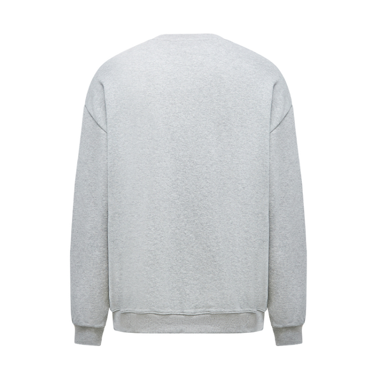 American retro splicing round neck loose sweatshirts