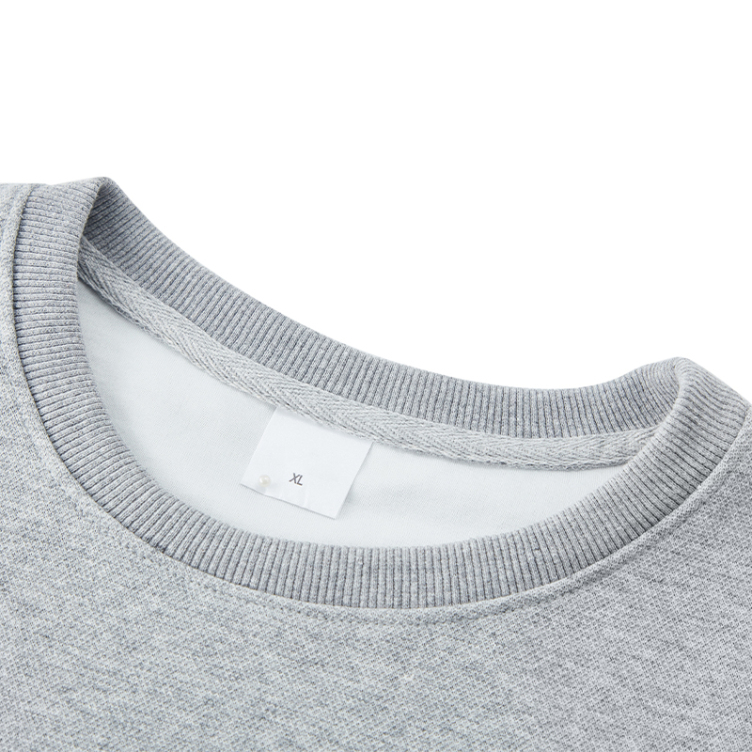 American retro splicing round neck loose sweatshirts