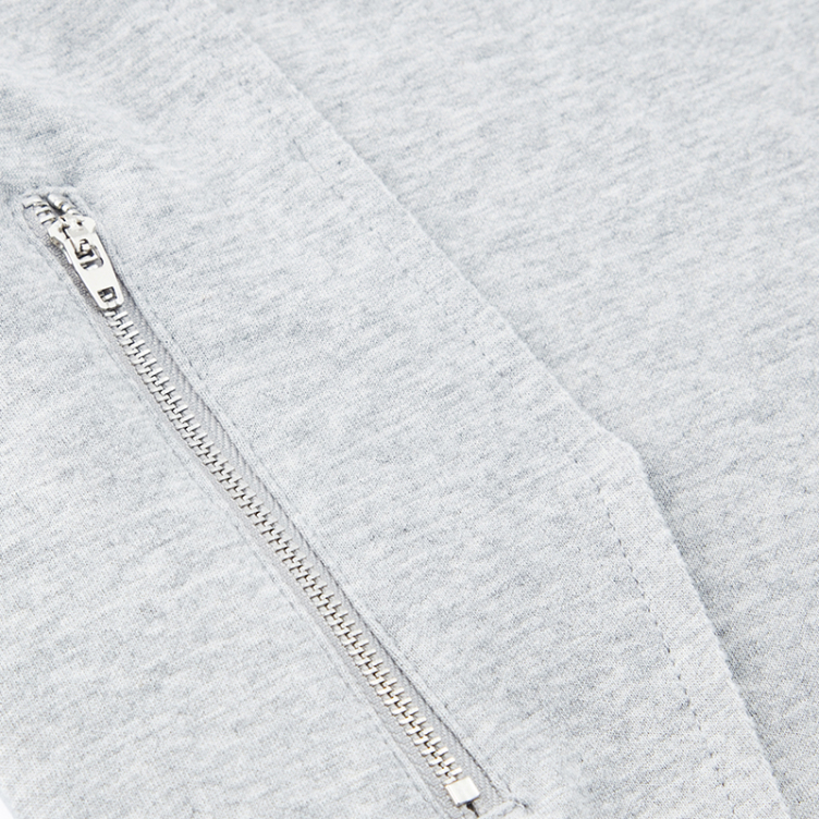 100% pure cotton shoulder zipper embroidery T-shirts