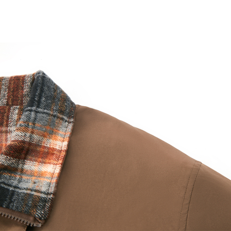 Tide fall new reversible plaid jackets