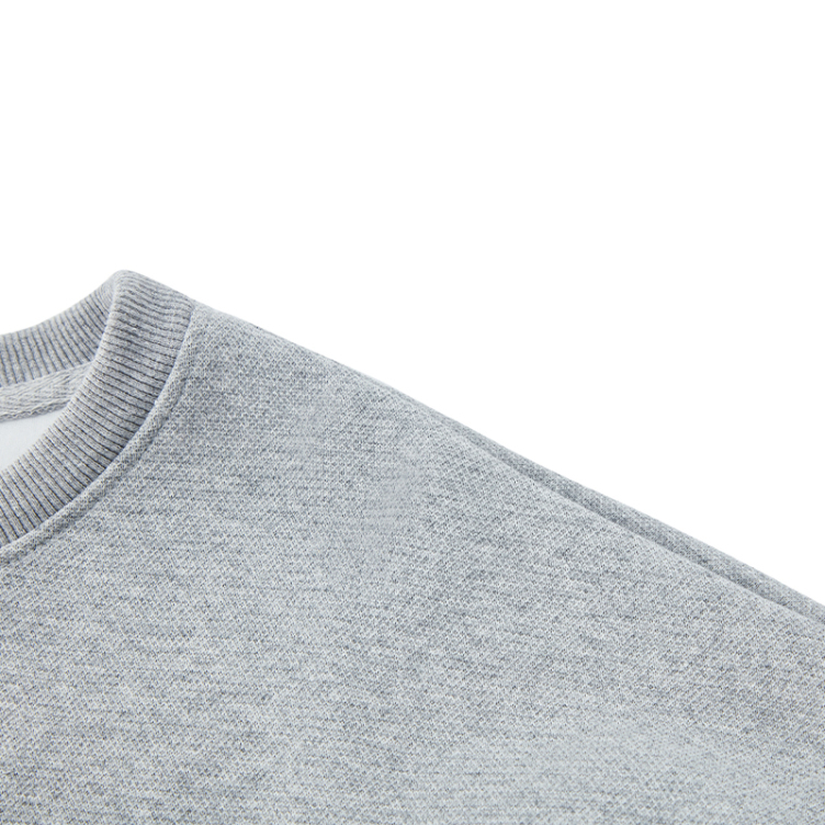 American retro splicing round neck loose sweatshirts
