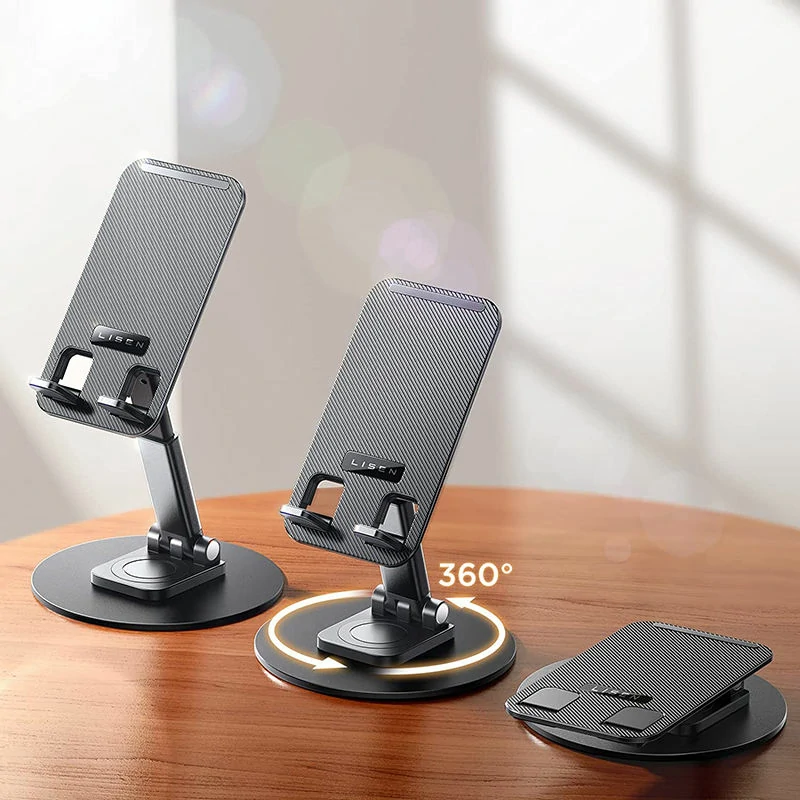 WOWTECHPROMOS: 360° Foldable Adjustable Phone Holder for Optimal Viewing