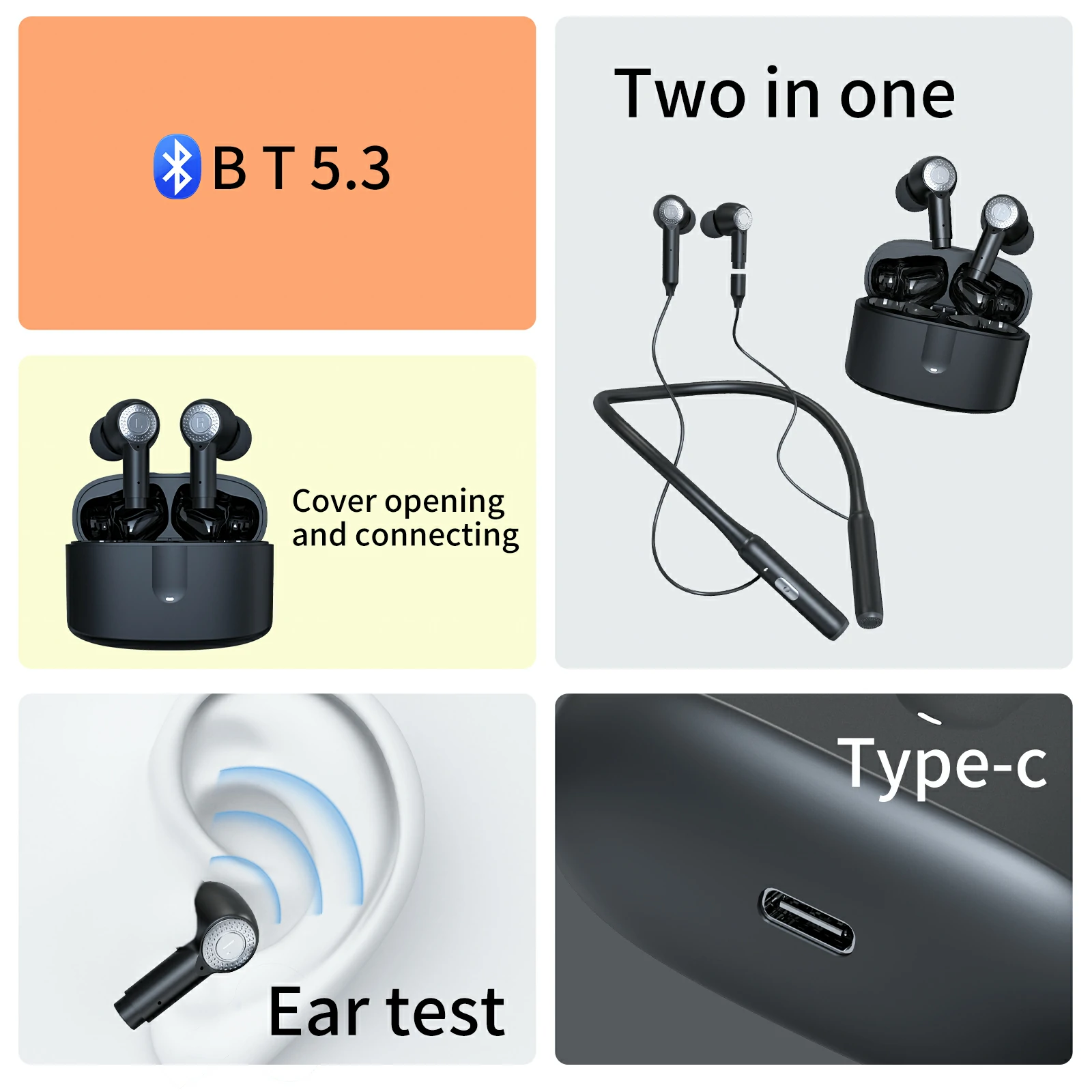 WOWTECHPROMOS: Premium Wireless Earbuds with 4-Mic Clarity & IPX7 Protection