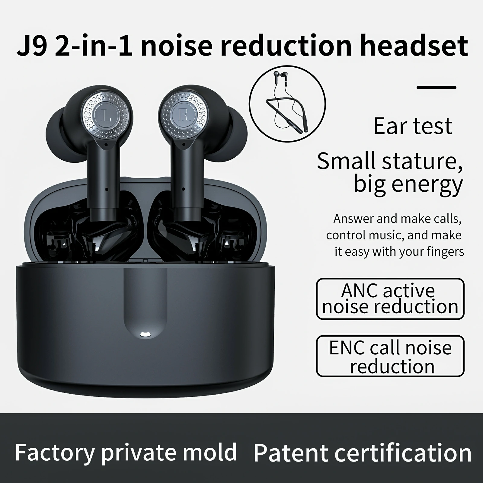 WOWTECHPROMOS: Premium Wireless Earbuds with 4-Mic Clarity & IPX7 Protection