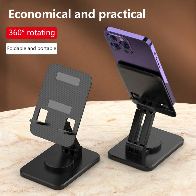 WOWTECHPROMOS: 360° Rotation Foldable Desktop Phone Holder