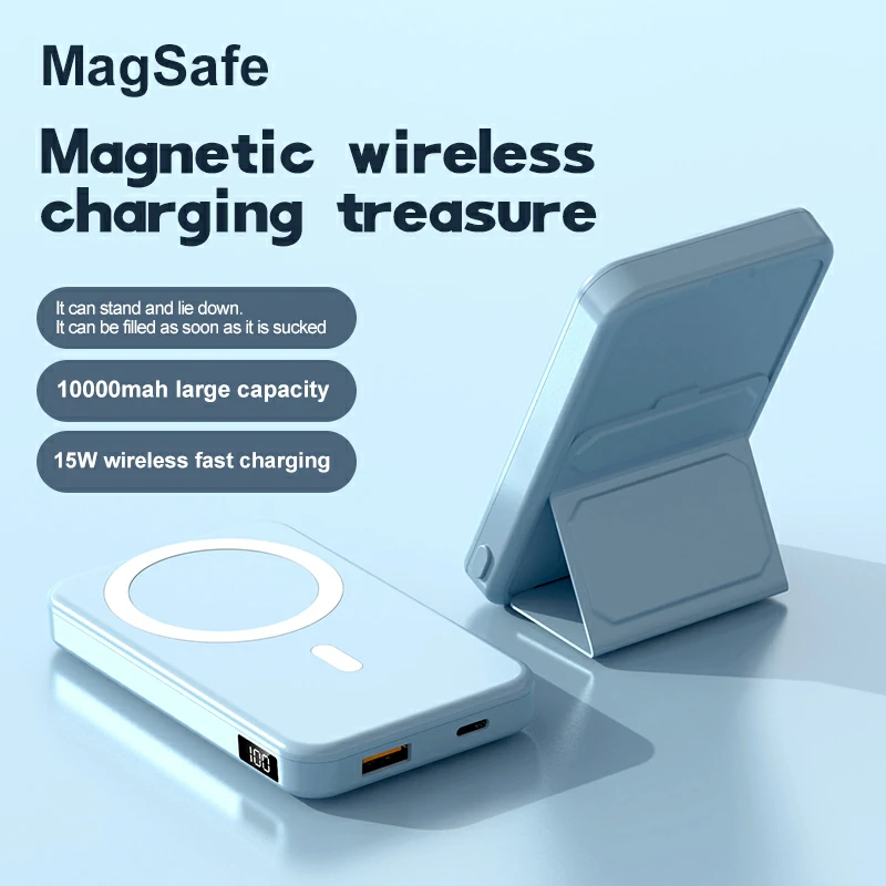 WOWTECHPROMOS: Fast Charging Magnetic Wireless Power Bank for On-the-Go