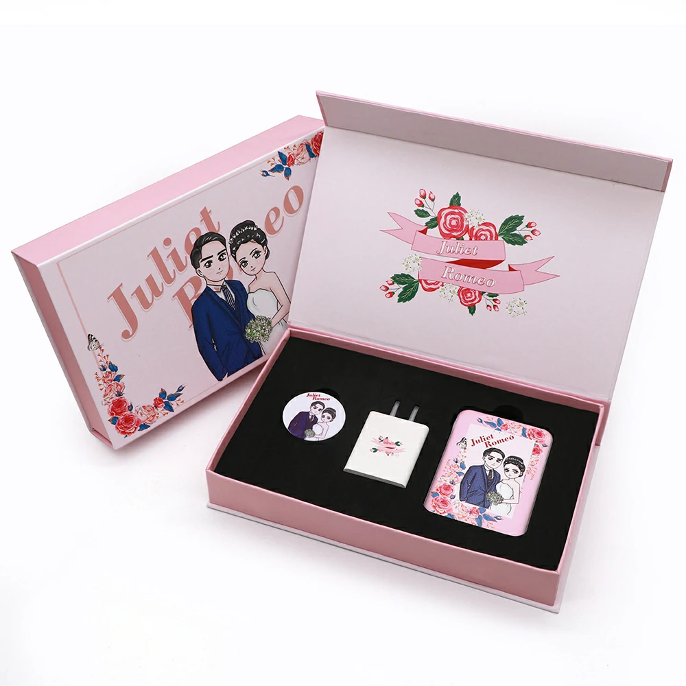 WOWTECHPROMOS Wedding-Themed Phone Accessories Gift Box: Portable & High-Quality