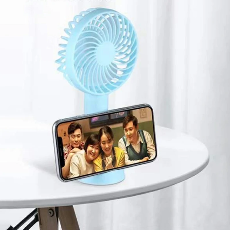 WOWTECHPROMOS Portable Electric Fan with Unique Cloud Phone Holder