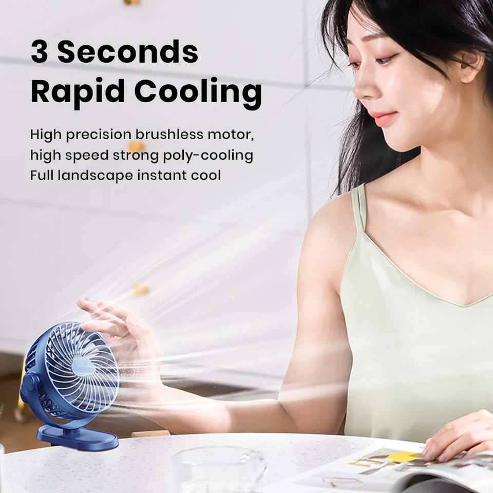 WOWTECHPROMOS: Portable Rechargeable Clip-on Fan for Ultimate Cooling