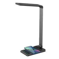 15W Desk Lamp with Integrated Wireless Charger