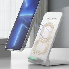 Foldable 15W Wireless Charger - Compact & Powerful