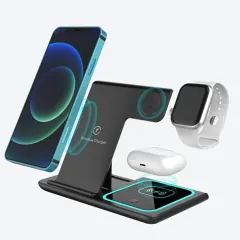 3-in-1 Foldable Wireless Charger for Multi-Device Charging