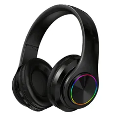 Wireless Bluetooth Headphones with Dynamic LED Breathing Light