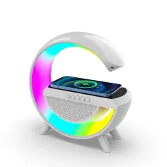 3-in-1 Bluetooth Speaker, Wireless Charger & Atmosphere Lamp
