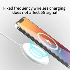 Magnetic Wireless Charger: Portable & Fast for iPhone 12/13