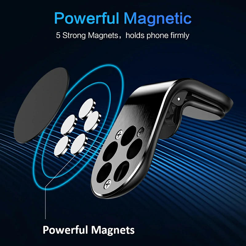 WOWTECHPROMOS: Magnetic Phone Car Mount for Secure and Convenient Driving