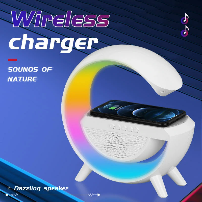 WOWTECHPROMOS: 3-in-1 Bluetooth Speaker, Wireless Charger & Atmosphere Lamp