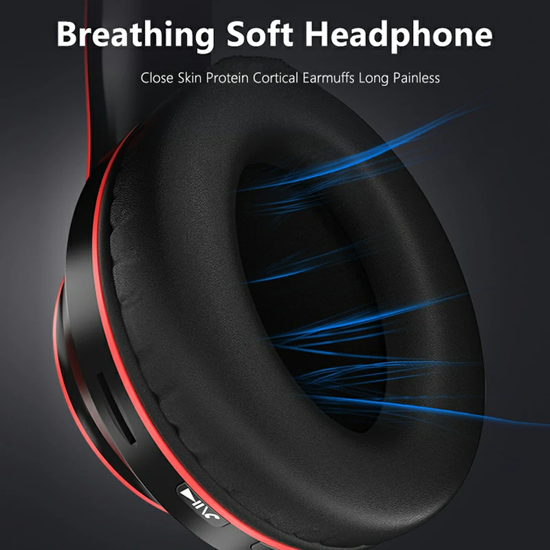 WOWTECHPROMOS: Wireless Bluetooth Headphones with Dynamic LED Breathing Light