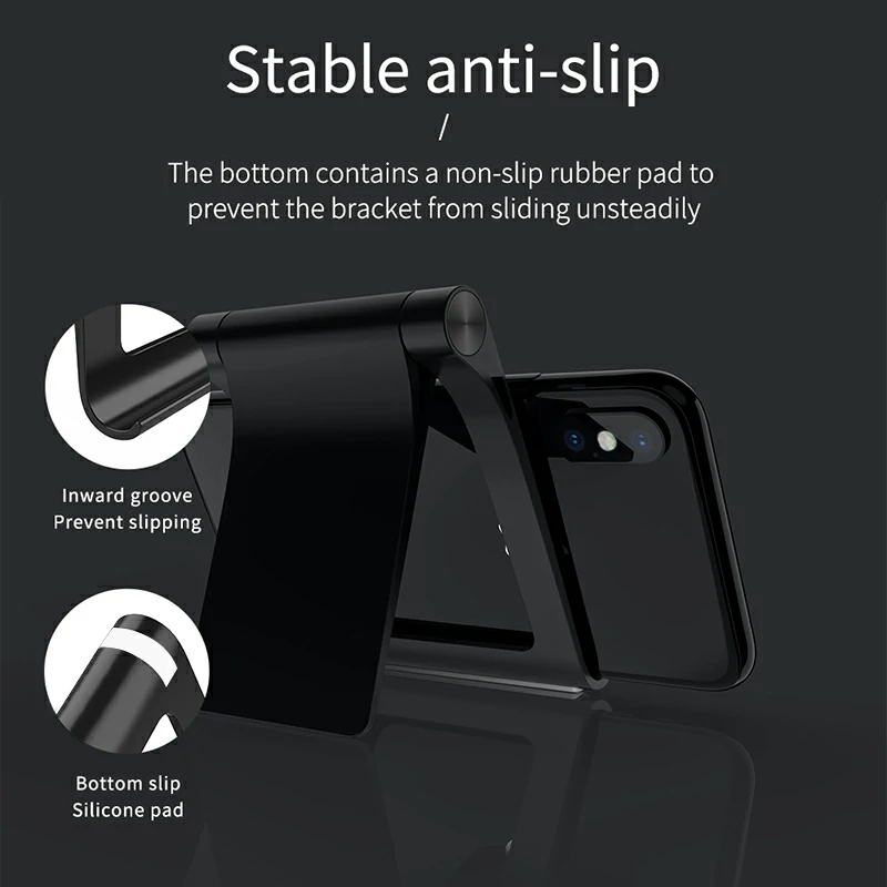 WOWTECHPROMOS: Foldable Cell Phone Stand Holder - Compact and Versatile