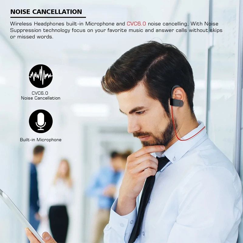 WOWTECHPROMOS: Premium Sports Bluetooth Headphones - Wire-Free & Sweatproof
