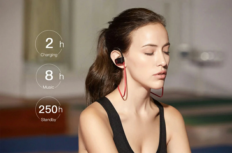 WOWTECHPROMOS: Premium Sports Bluetooth Headphones - Wire-Free & Sweatproof