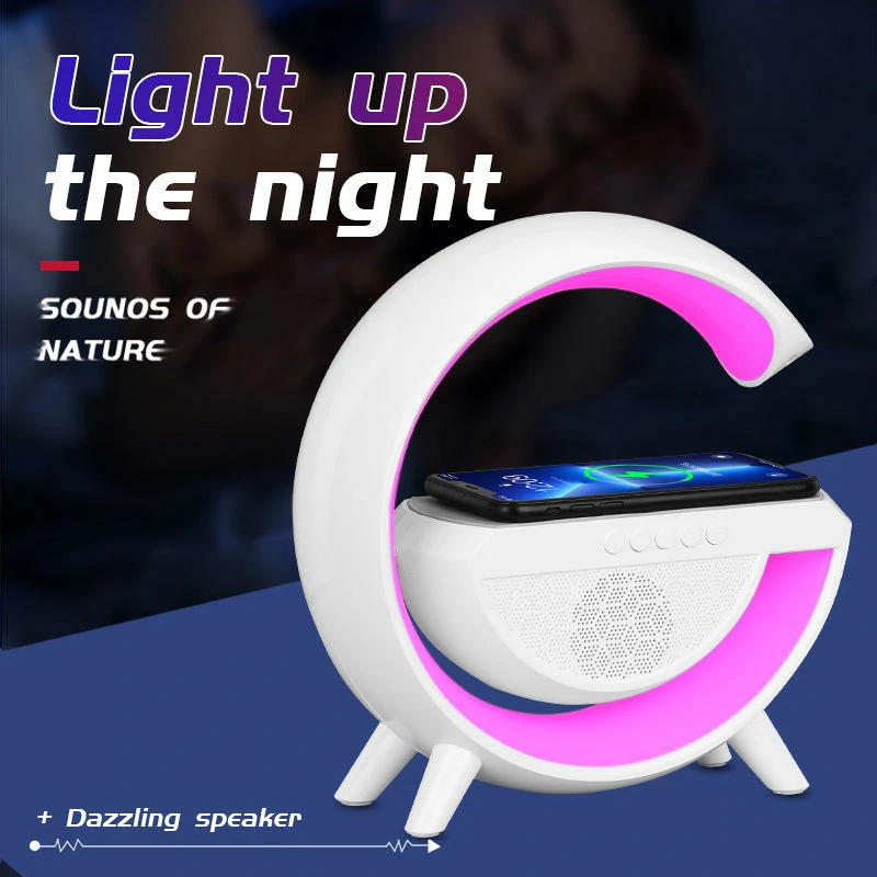 WOWTECHPROMOS: 3-in-1 Bluetooth Speaker, Wireless Charger & Atmosphere Lamp