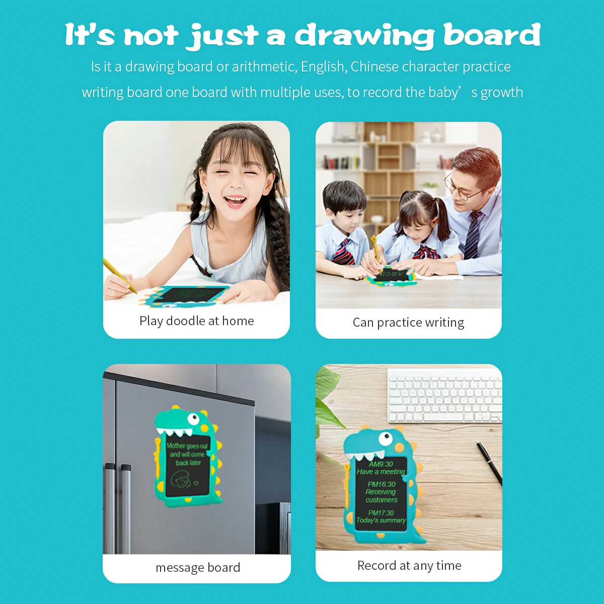 WOWTECHPROMOS: LCD Cartoon Writing Tablet - Fun & Eco-Friendly Learning Toy