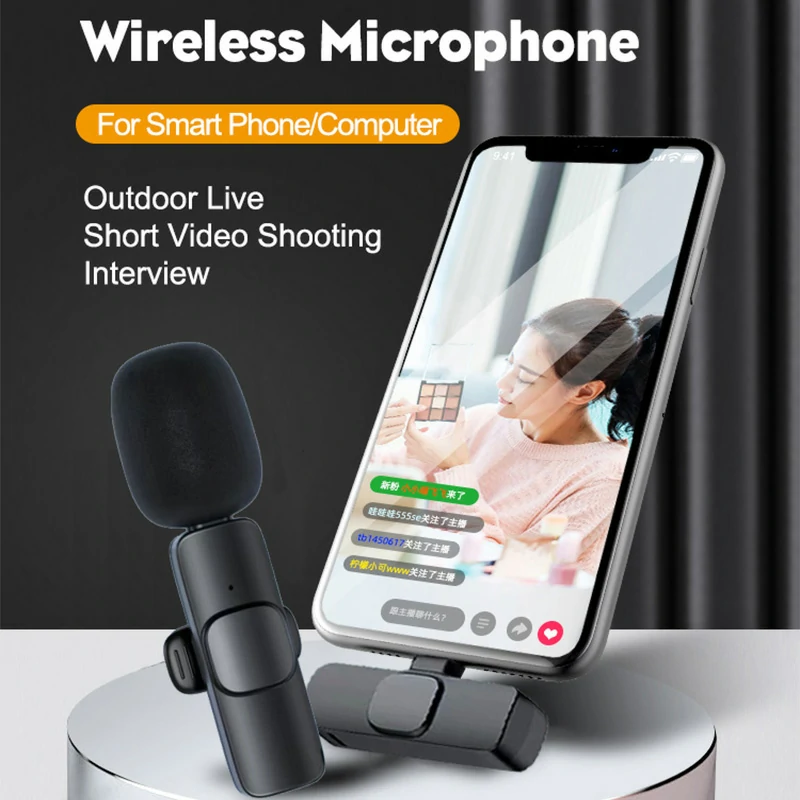 WOWTECHPROMOS Wireless Microphone: Clear Sound & Hassle-Free Connection