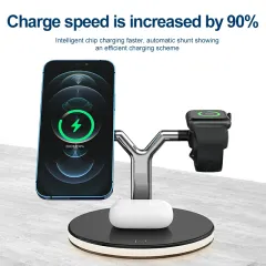 3-in-1 Charging Station - Sleek, Fast, & Magnetic