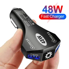 48W Dual USB Car Charger for Laptop and Phone Charging