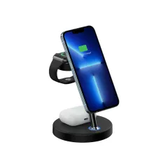 Sleek Foldable 3-in-1 Magnetic Wireless Charger
