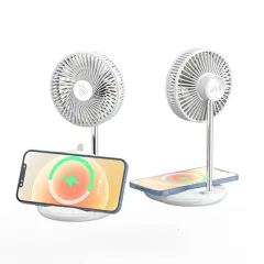 Small Fan with Wireless Charging: Cool & Charge On the Go