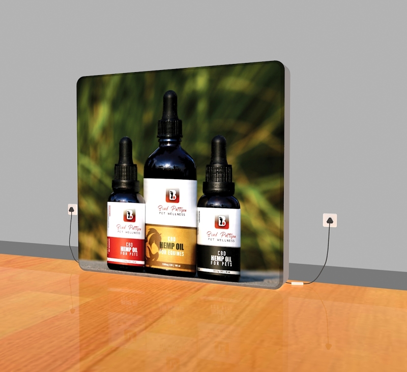 8 FT PORTABLE LIGHTBOX DISPLAY