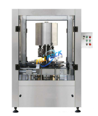 High speed crimp capper machine for aluminum cap