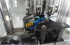 High speed crimp capper machine for aluminum cap