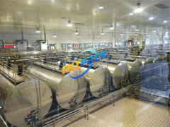 Milk bottle filling line
